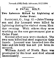 North Bass Axtell Family Articles