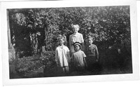 Ruth, Marie, and Lewis Wendell Hayes with Their Grandmother, Ella Allard